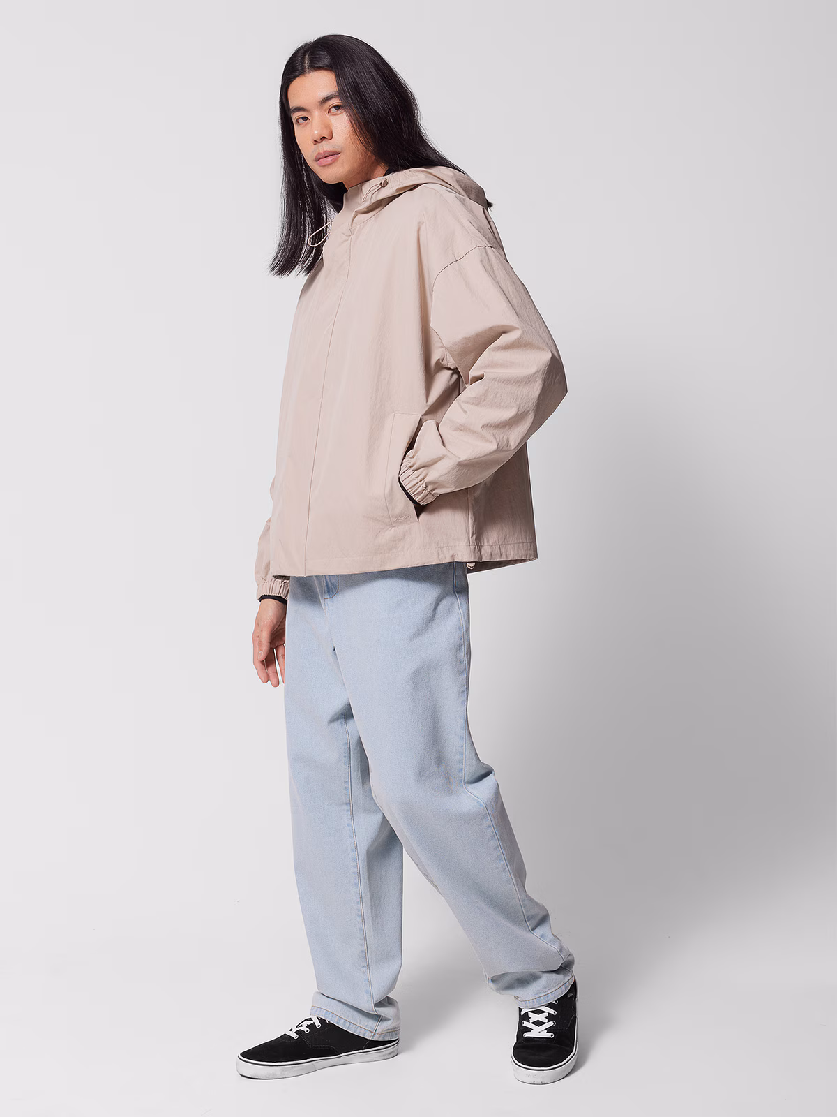 Kurtka przejściowa z kapturem męska Outhorn - czarna