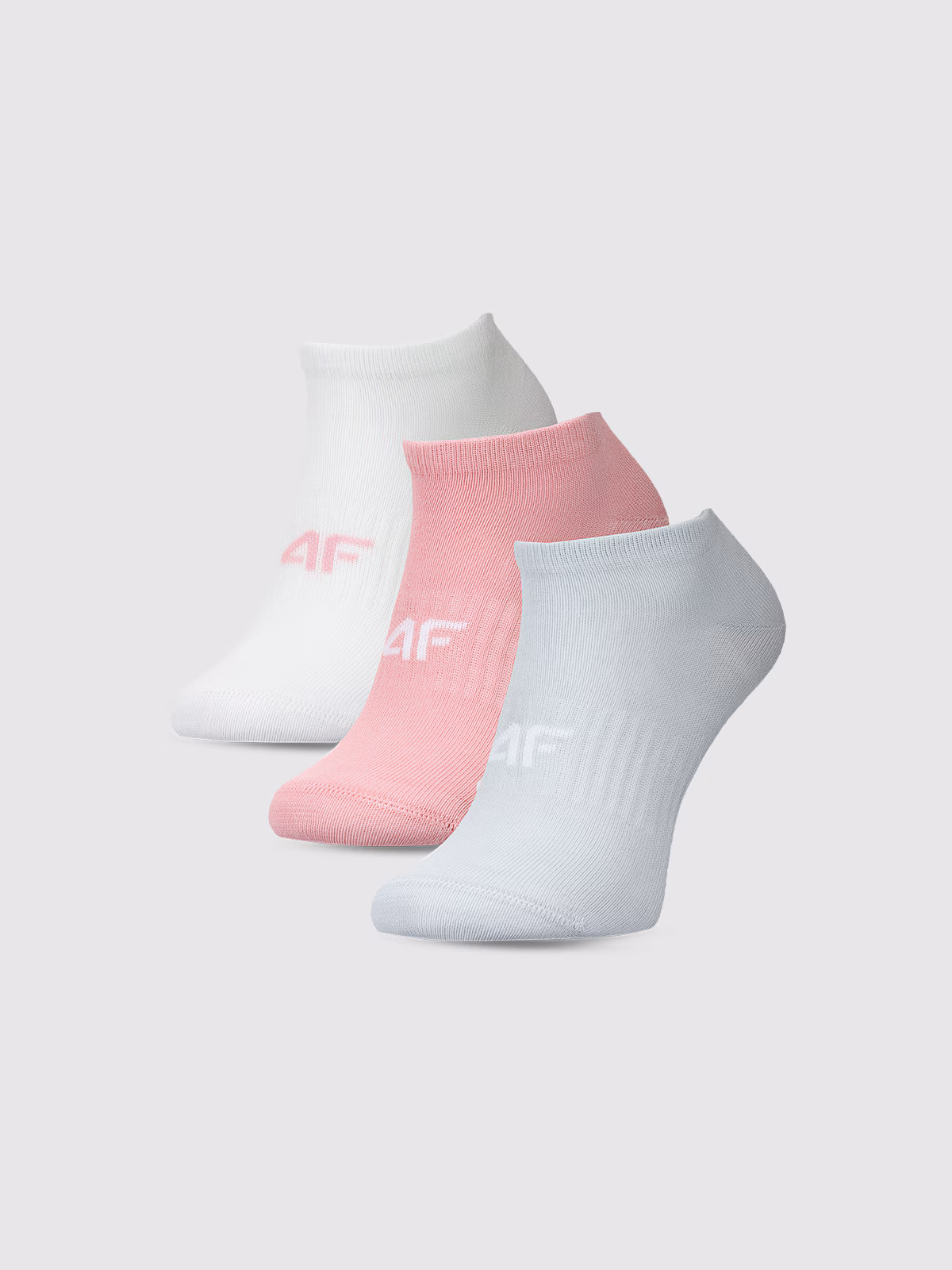 Skarpetki casual stopki (3-pack) damskie - białe