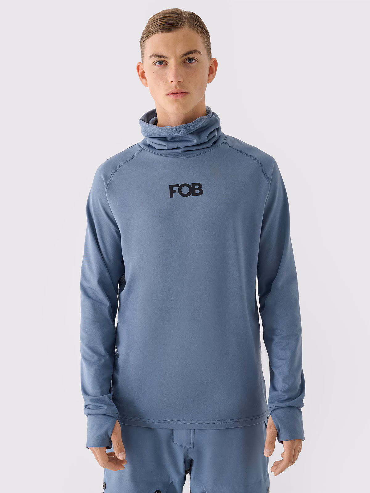 Bielizna termiczna drapana (góra) męska - czarna