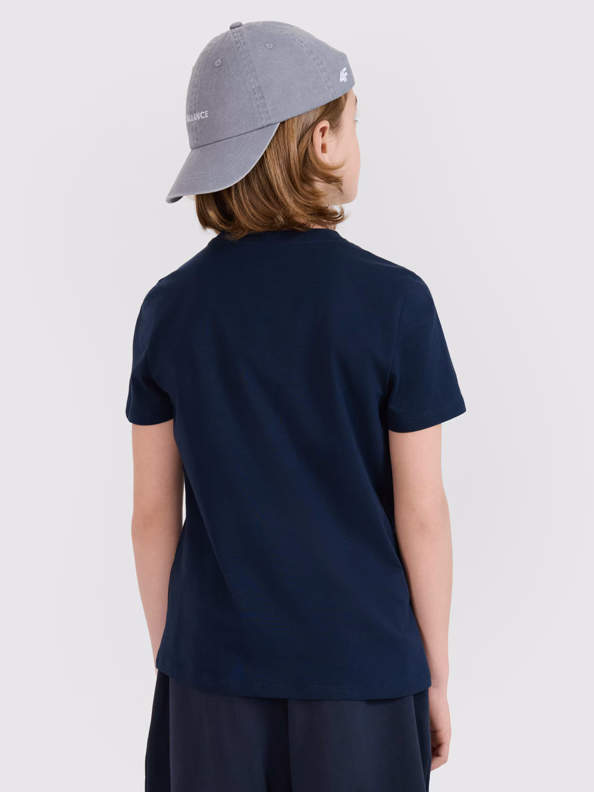 T-shirt regular gładki chłopięcy - czerwony