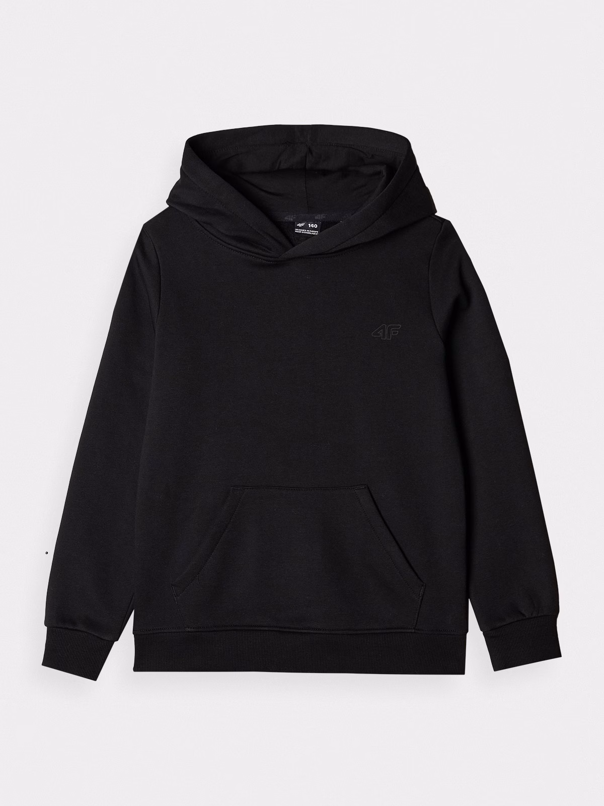 Bluza dresowa nierozpinana z kapturem chłopięca - niebieska