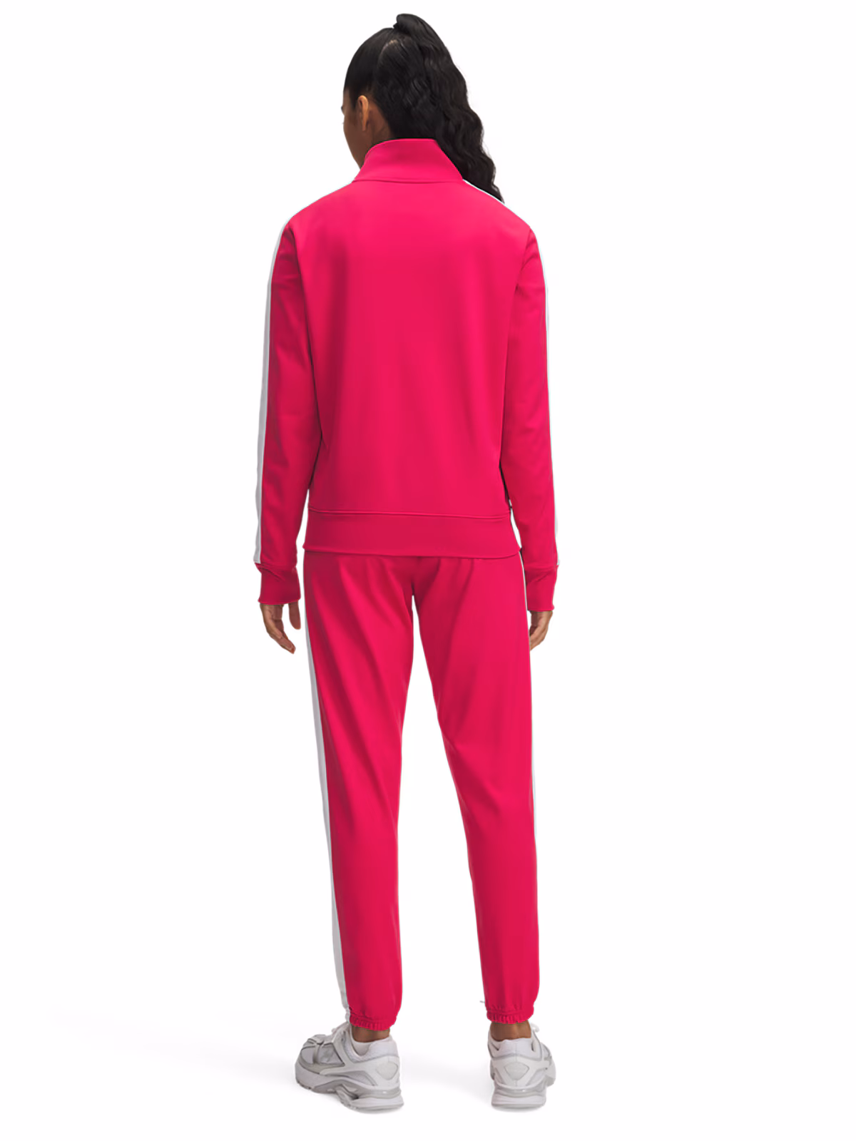 Dresowy komplet treningowy damski Under Armour UA Tricot Tracksuit - szary