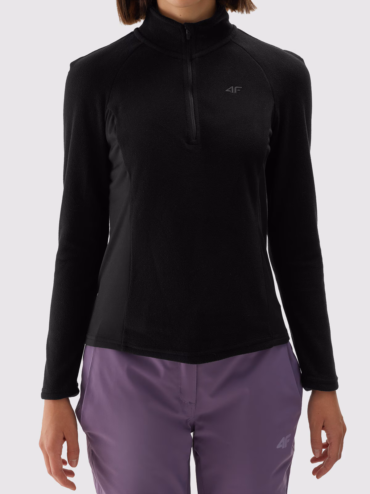 Bielizna termiczna polarowa (góra) damska - czarna