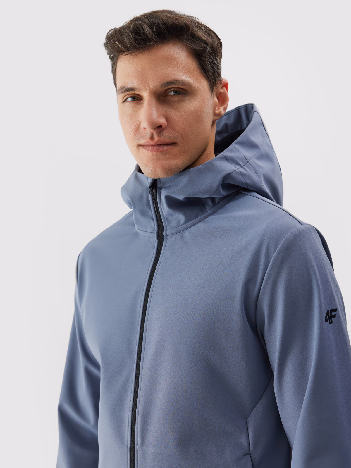 Kurtka softshell wiatroodporna membrana 5000 męska - czerwona