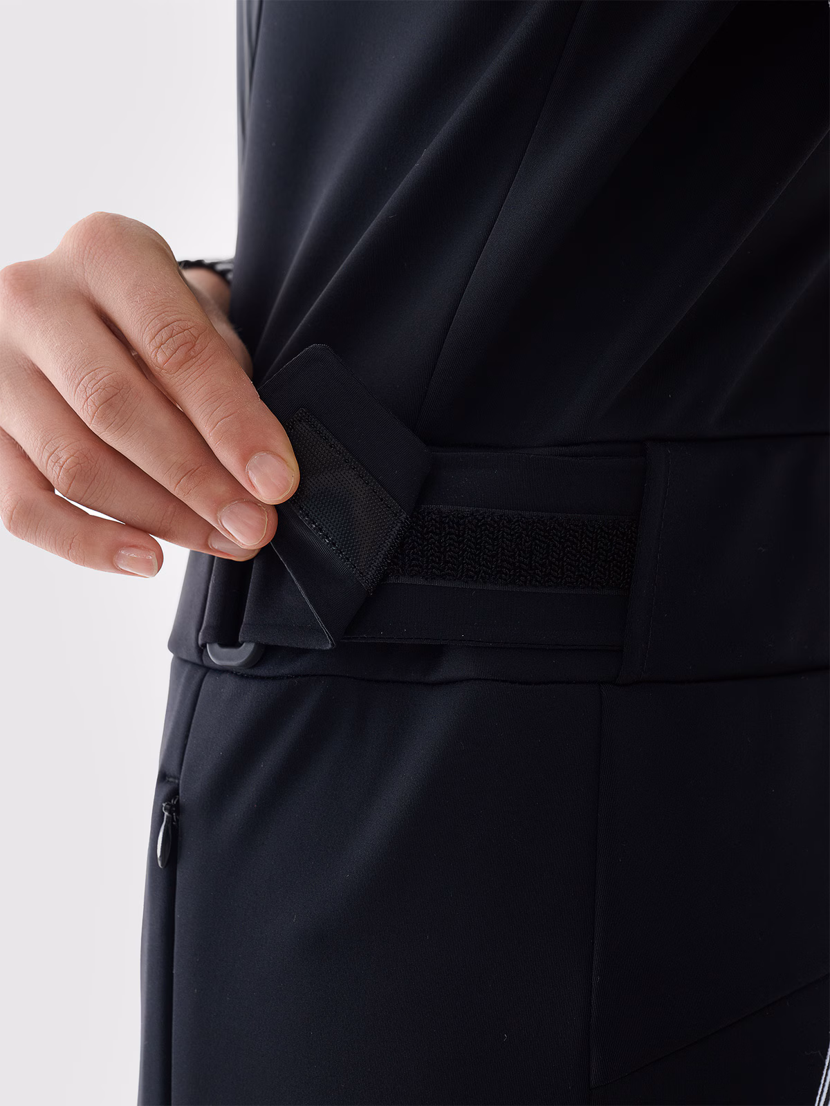 Kombinezon narciarski z softshellu membrana 15000 damski - czarny