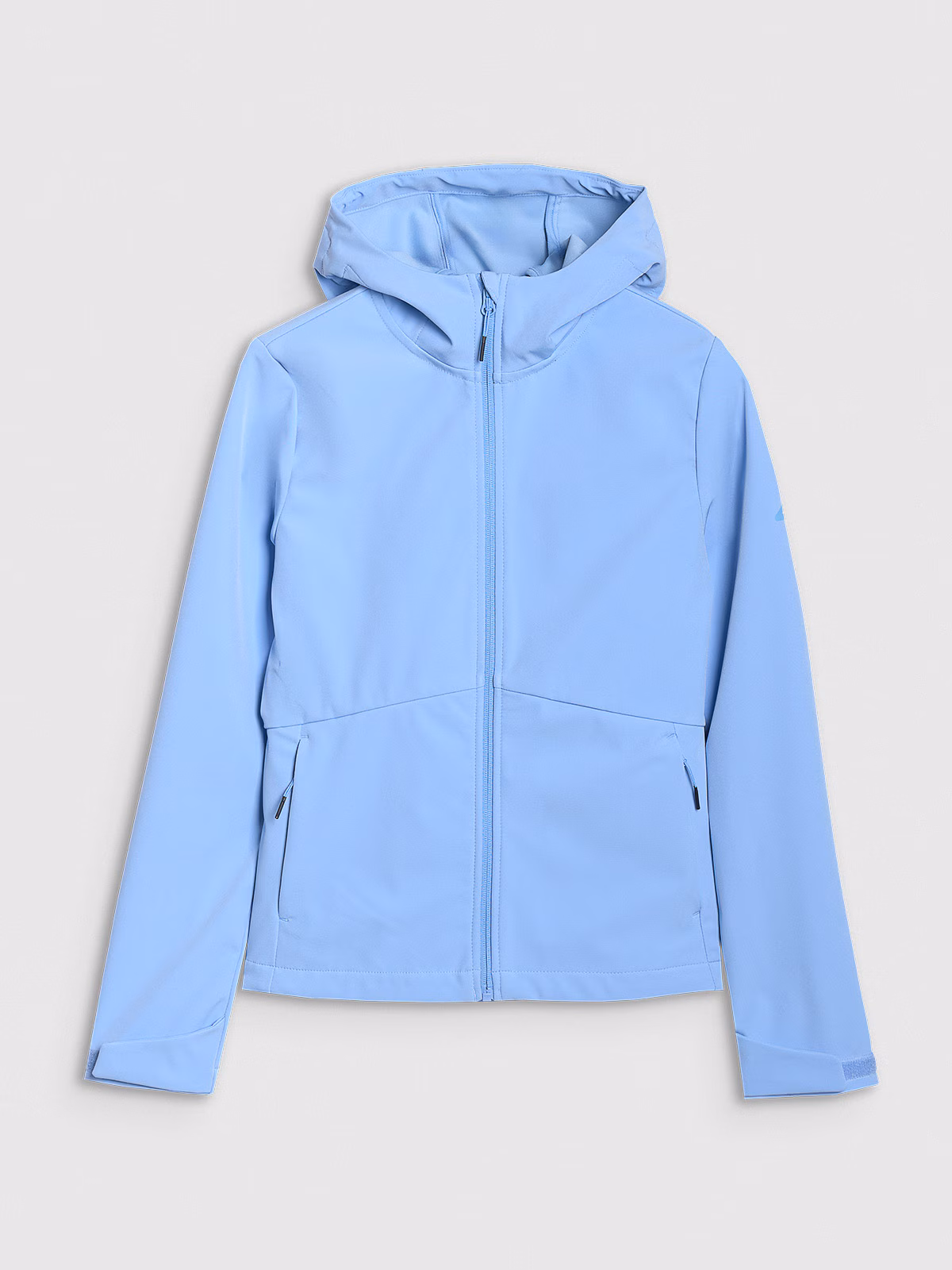 Kurtka softshell wiatroodporna membrana 5000 damska - czarna