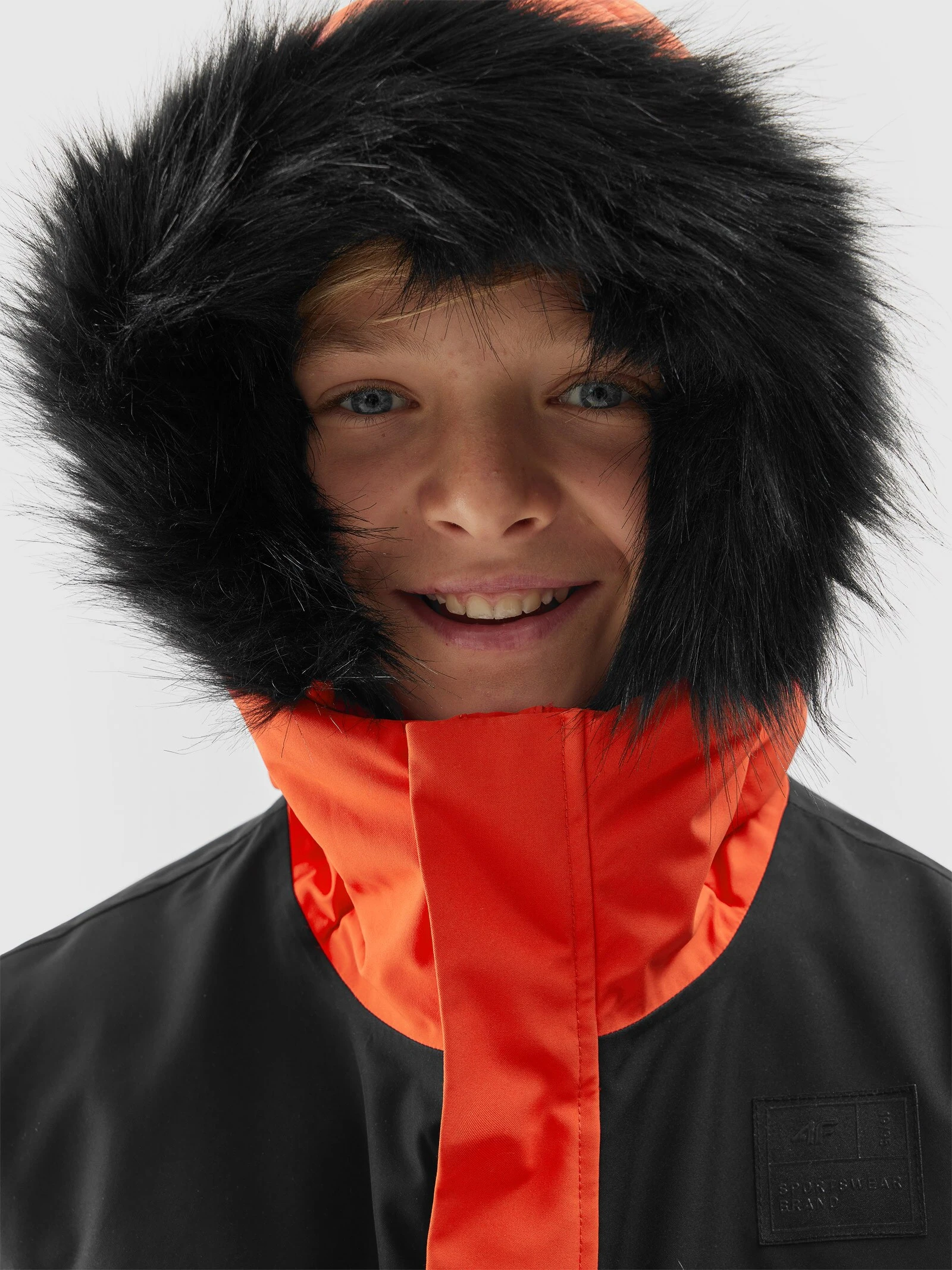 Kurtka przejściowa membrana 5000 chłopięca - czerwona