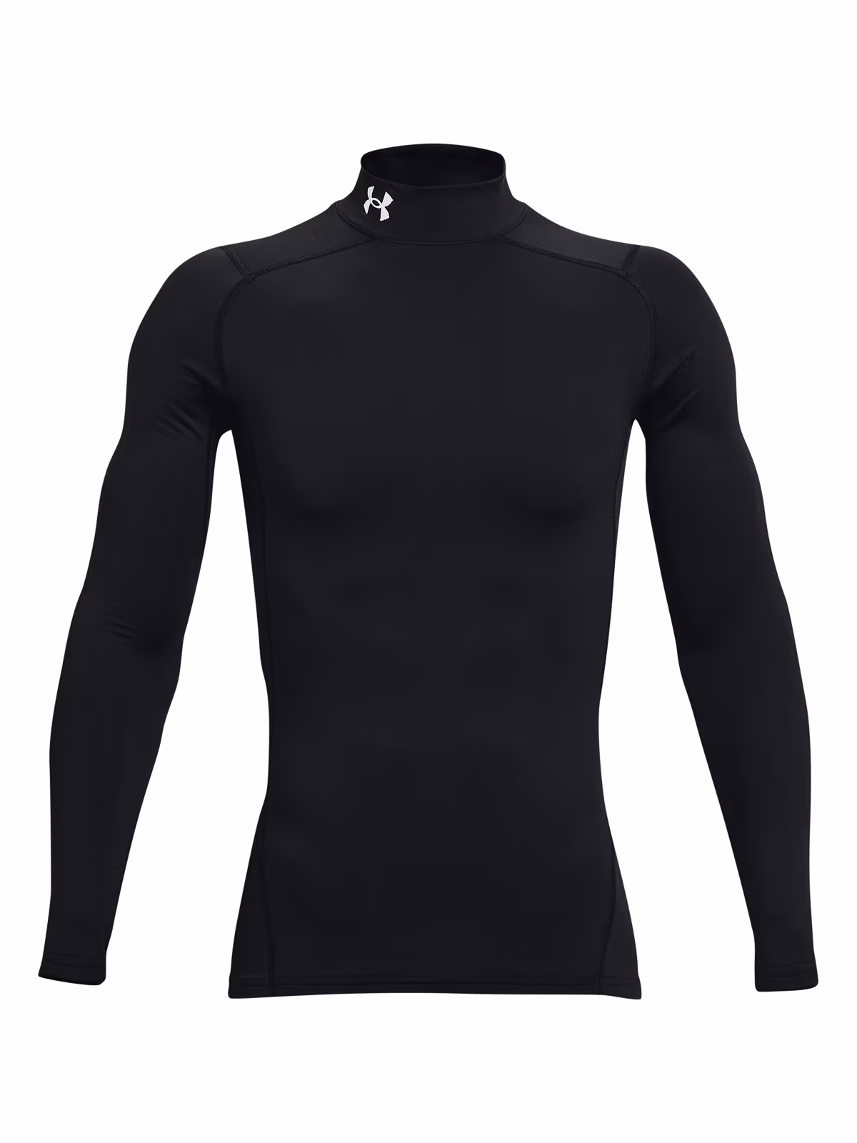 Longsleeve treningowy męski Under Armour UA Cg Armour Comp Mock - czarny