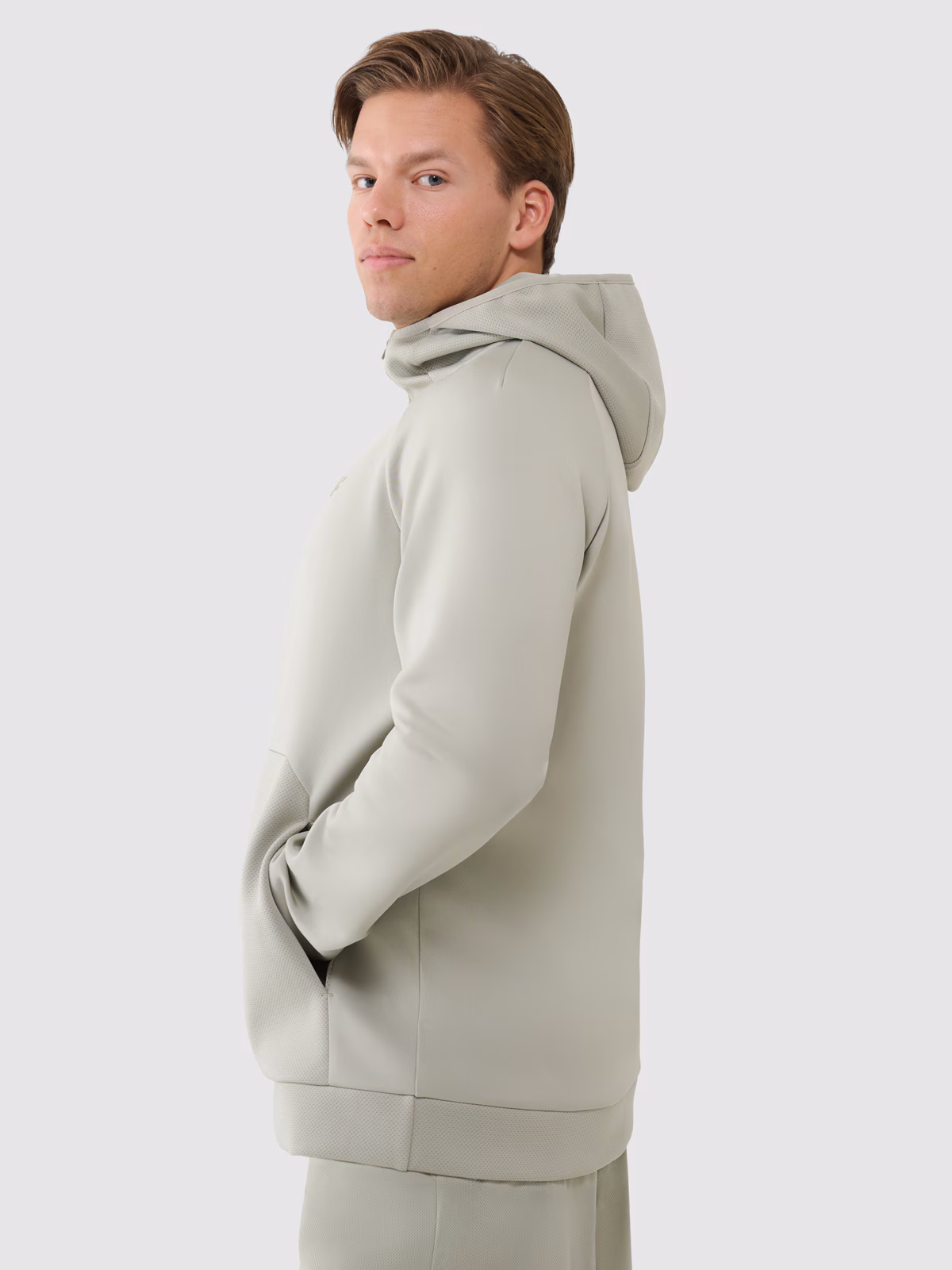 Bluza treningowa regular szybkoschnąca męska - czarna