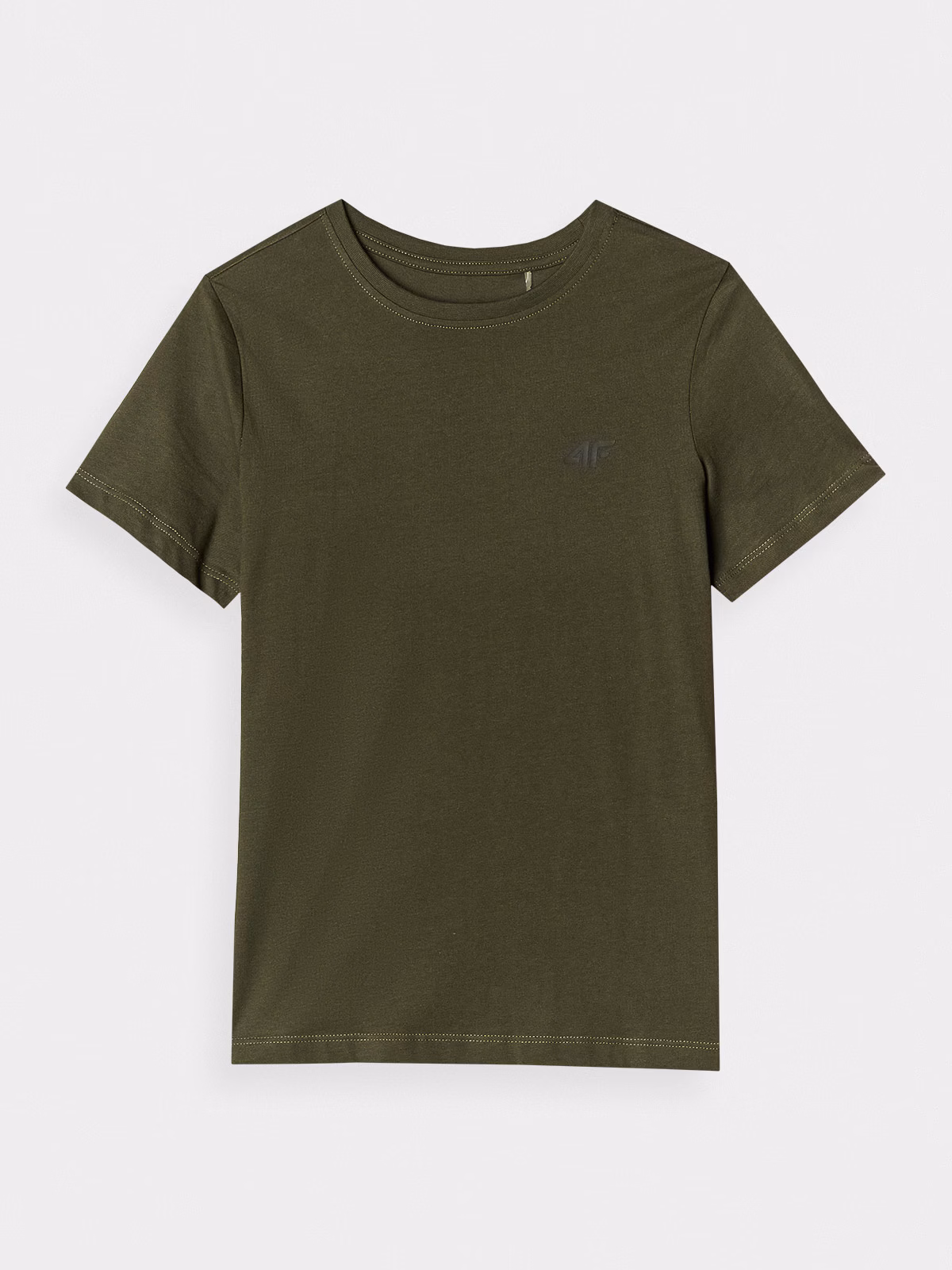 T-shirt gładki chłopięcy - granatowy