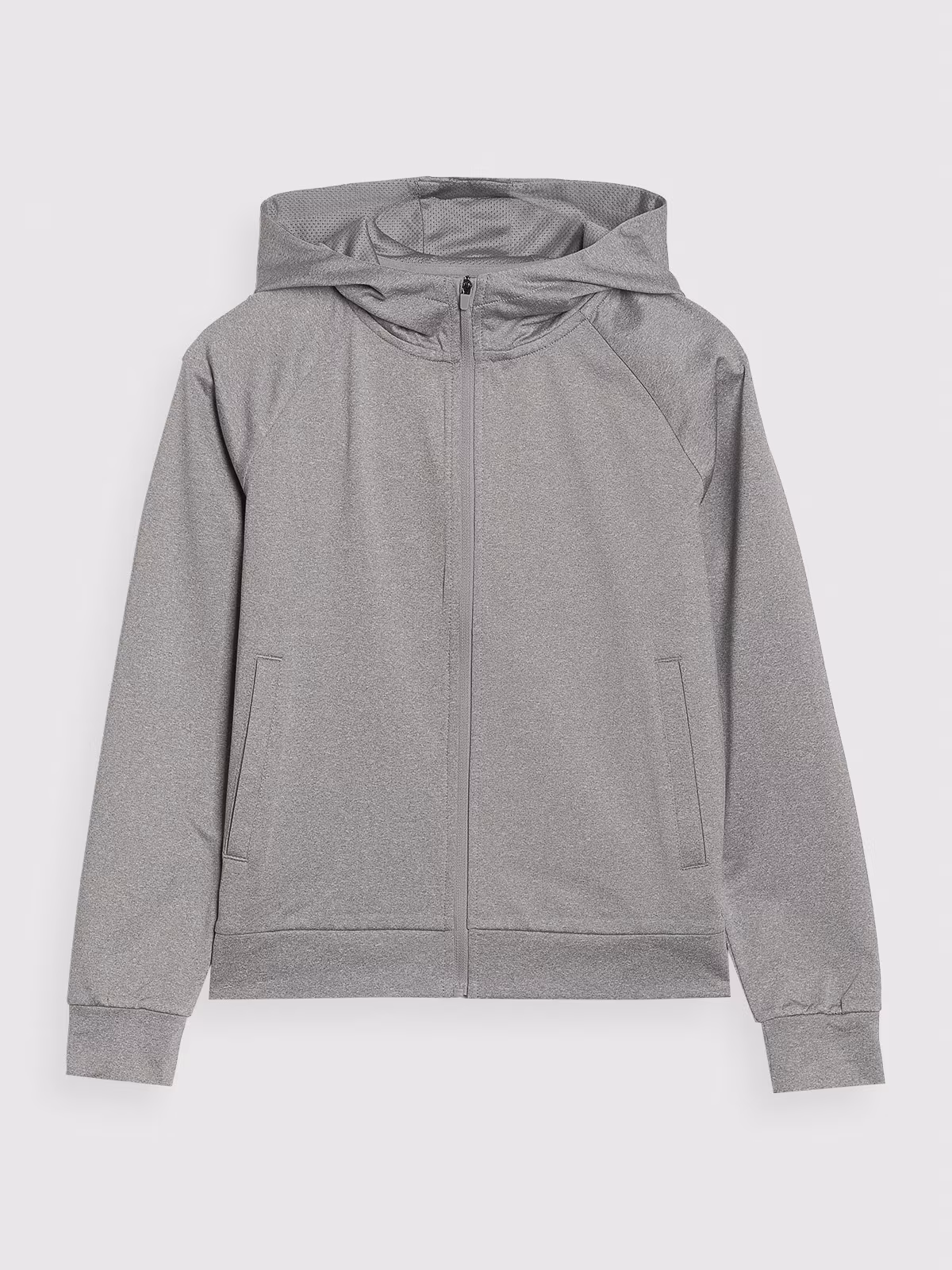Bluza sportowa rozpinana z kapturem chłopięca - szara