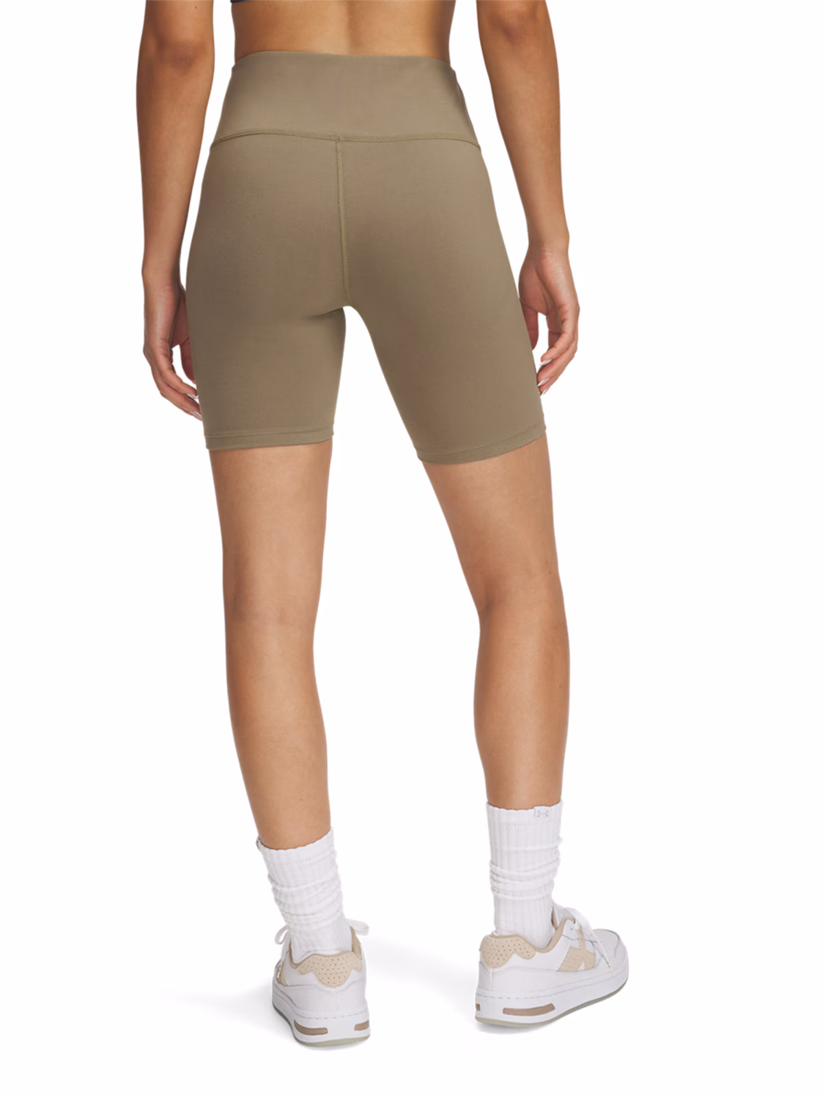 Spodenki kolarki damskie Under Armour Campus 7in Short - brązowe