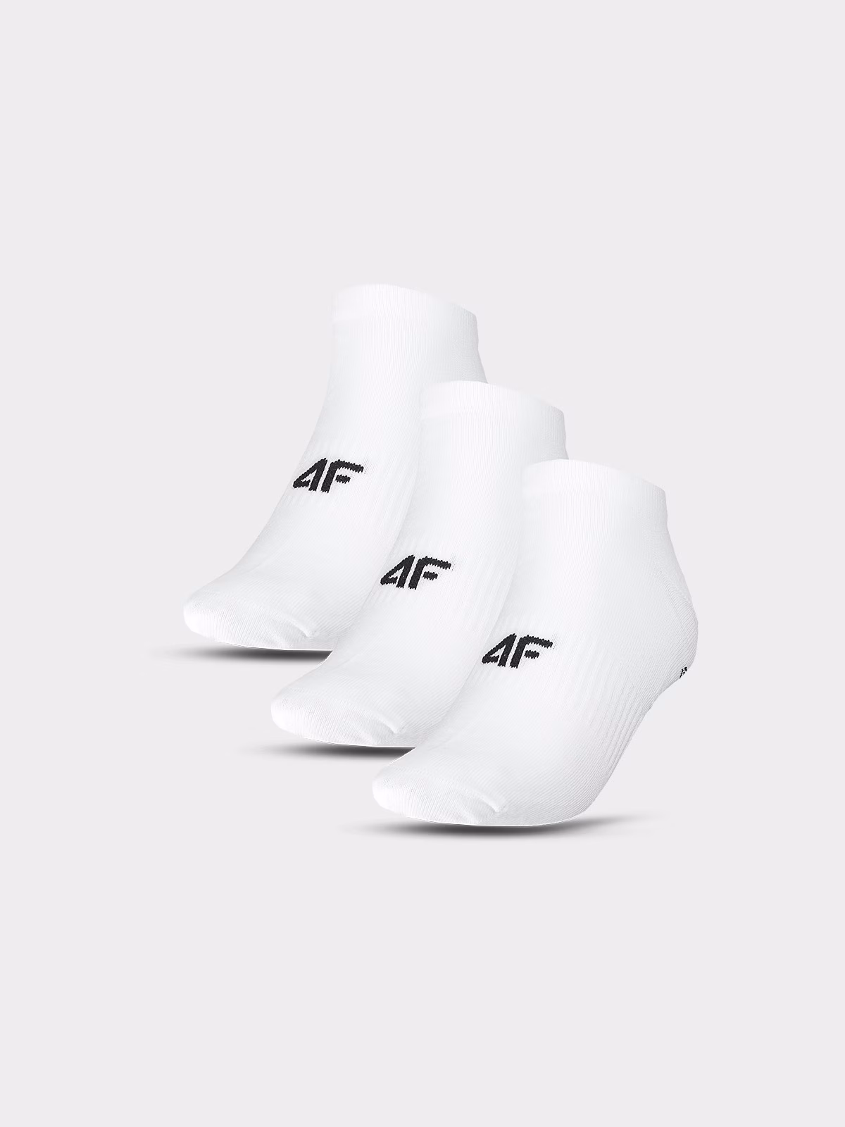 Skarpetki casual przed kostkę (3-pack) męskie - czarne