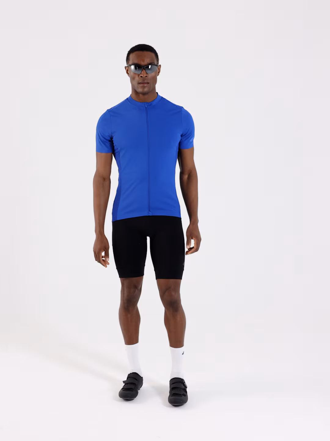 Legginsy krótkie rowerowe z żelowo-piankową wkładką męskie - czarne