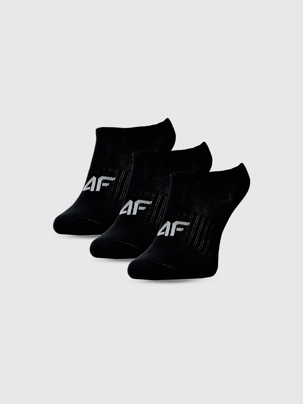 Skarpetki casual przed kostkę (3-pack) dziewczęce - białe