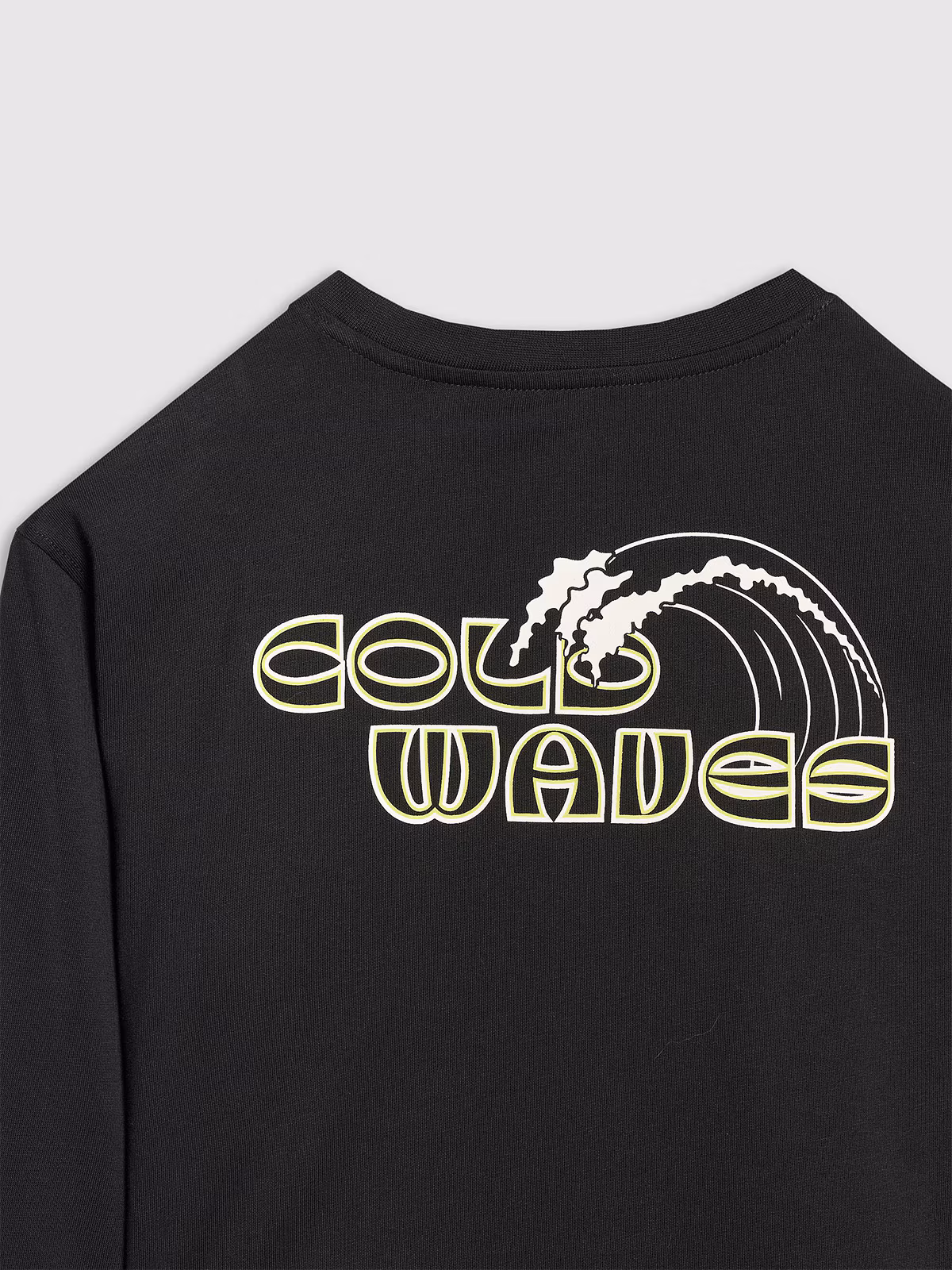 Longsleeve oversize z nadrukiem chłopięcy - biały