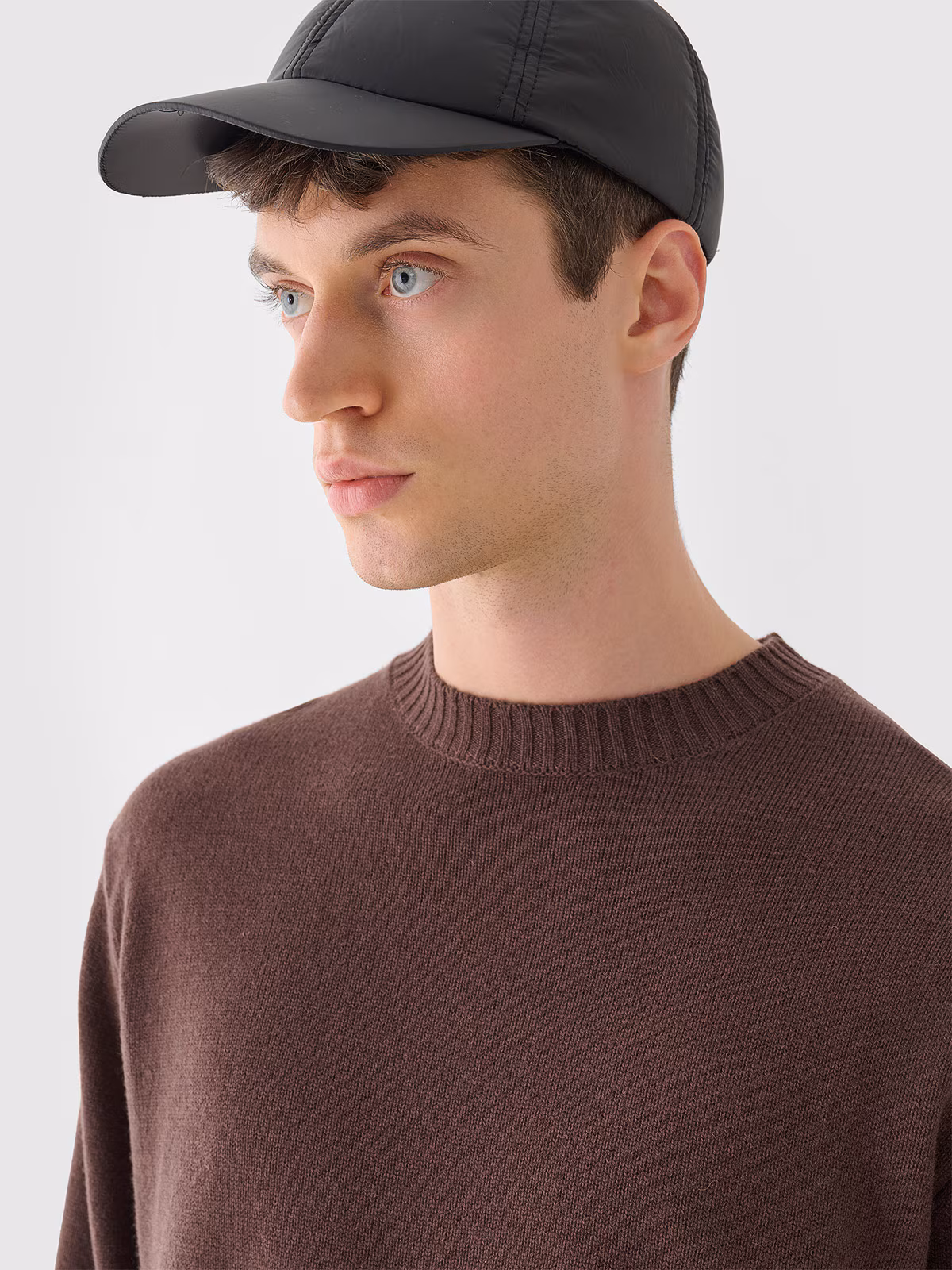 Sweter wełniany męski Outhorn - brązowy