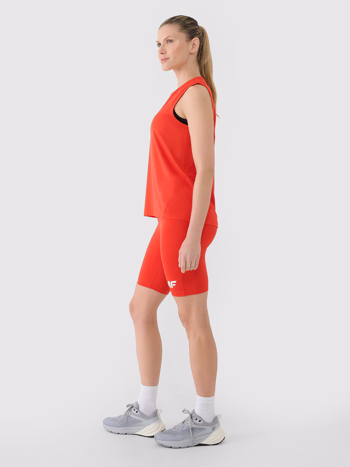 Legginsy kolarki treningowe damskie - niebieskie