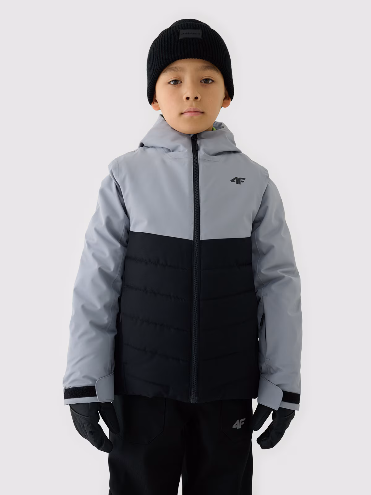 Kurtka narciarska membrana 5000 chłopięca - zielona