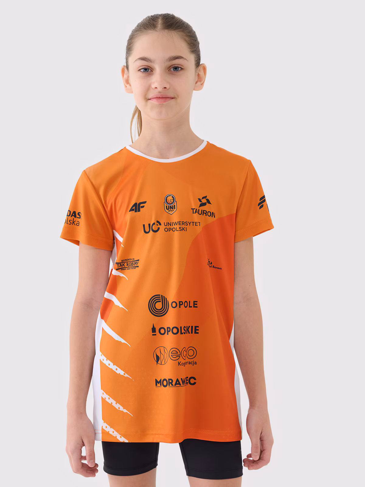 Koszulka meczowa replika domowa z sezonu 2024/25 dziecięca 4F x UNI OPOLE - multikolor