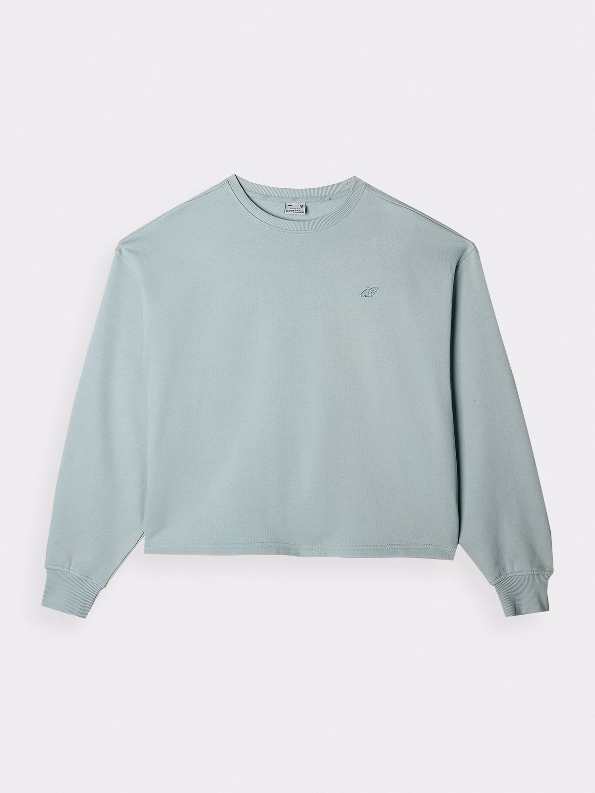 Bluza dresowa nierozpinana bez kaptura damska - różowa