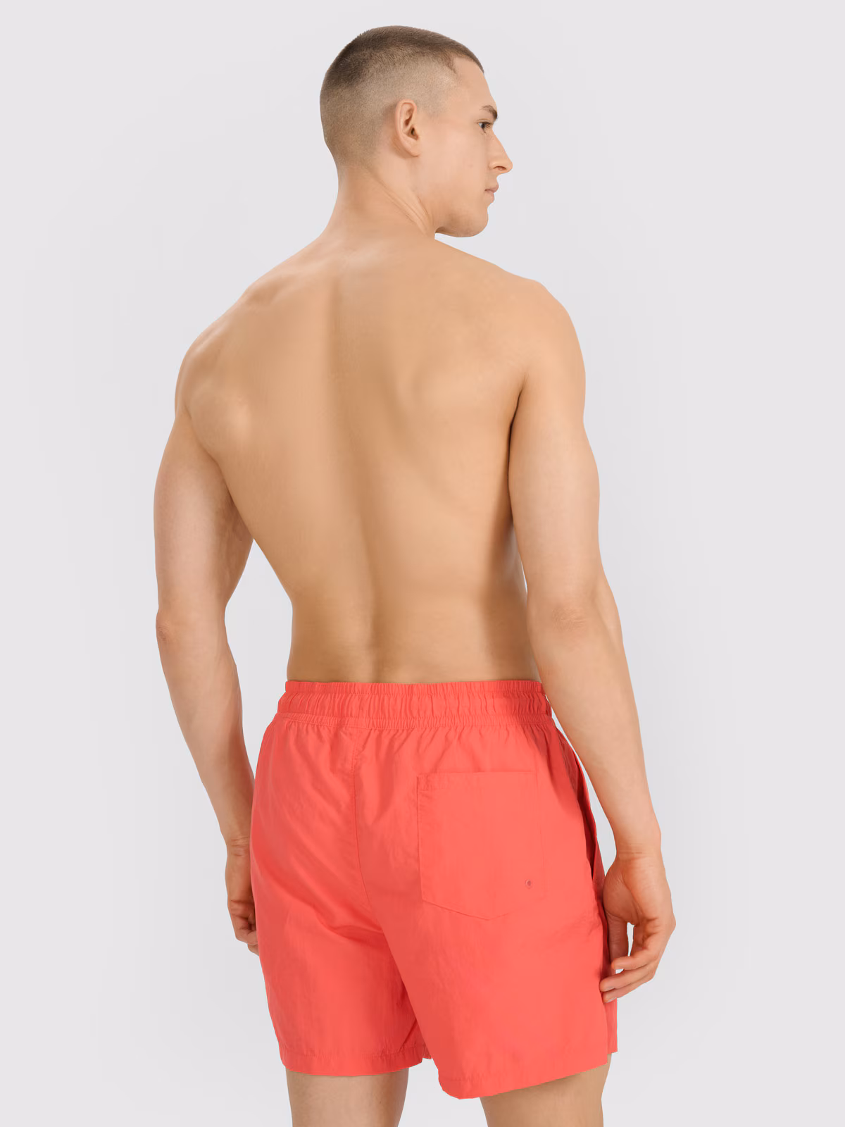 Spodenki plażowe boardshorty męskie - czerwone