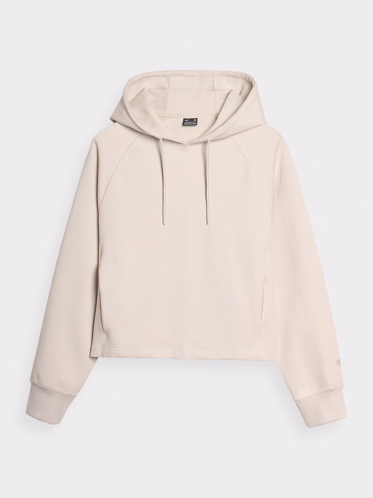 Bluza dresowa nierozpinana z kapturem damska - fioletowa