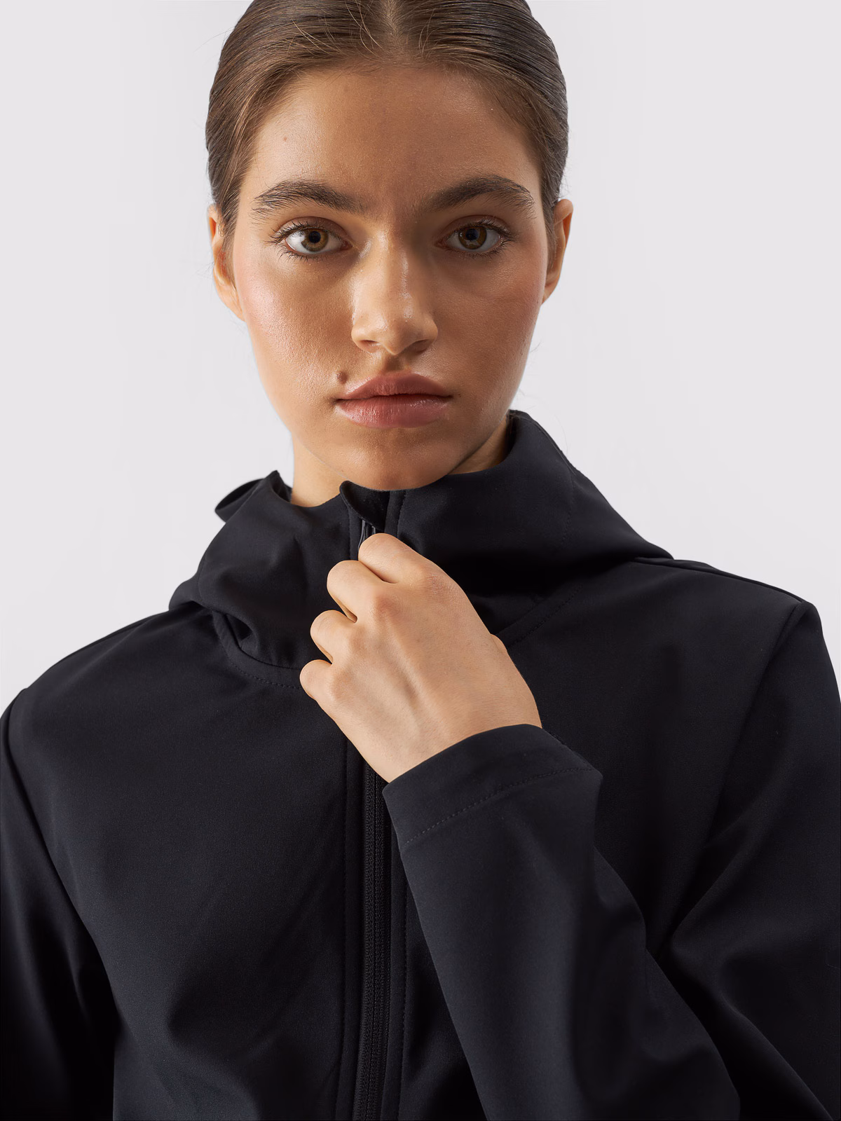 Kurtka softshell wiatroodporna membrana 5000 damska - różowa