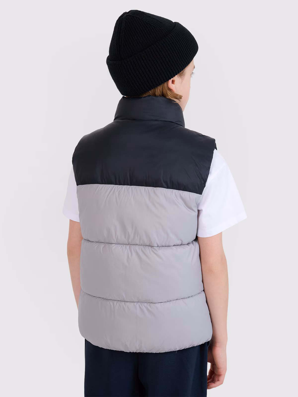 Bezrękawnik puchowy z wypełnieniem syntetycznym chłopięcy - zielony