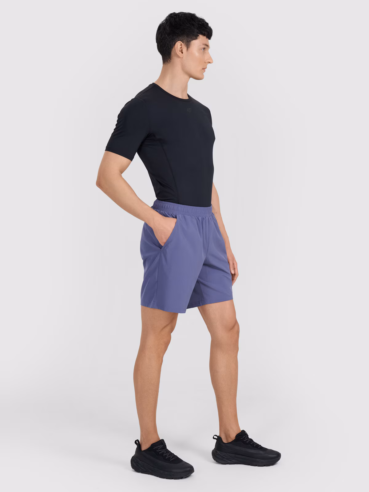 Spodenki treningowe szybkoschnące męskie - szare