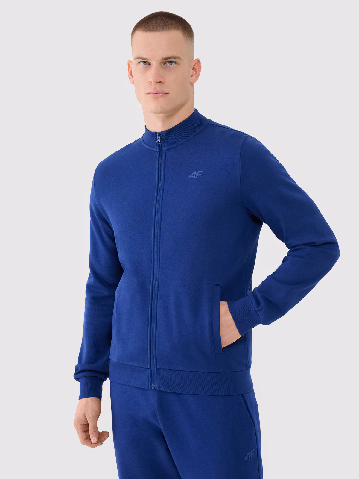 Bluza bejsbolówka bomberka męska - granatowa