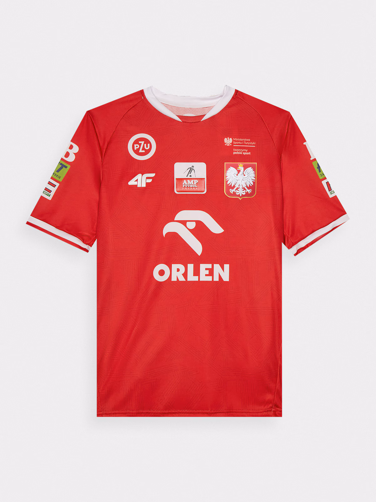 Koszulka replika domowa AMP Futbol męska - biała