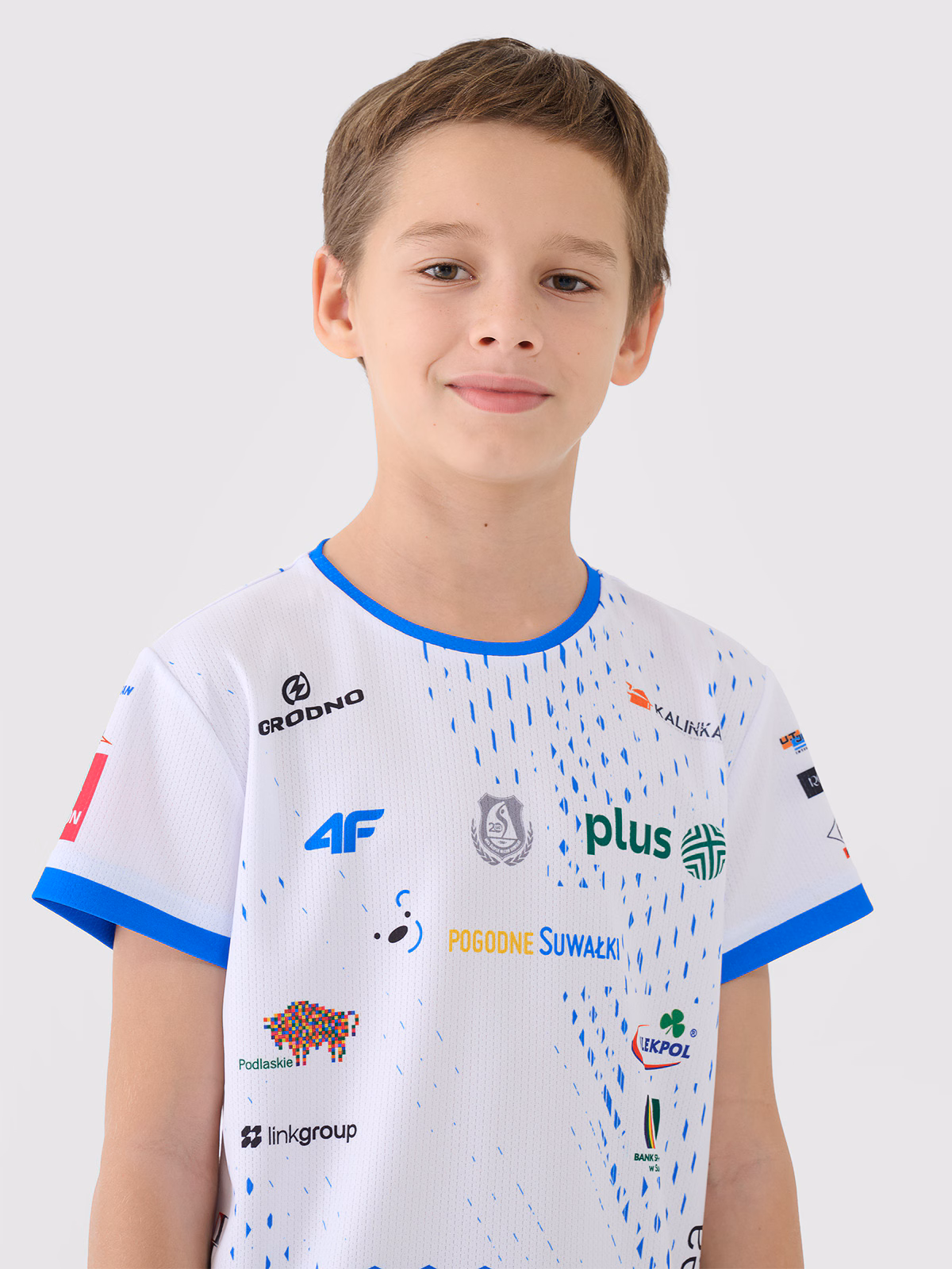 Koszulka meczowa replika domowa z sezonu 2024/2025 dziecięca 4F x Ślepsk Malow Suwałki - multikolor