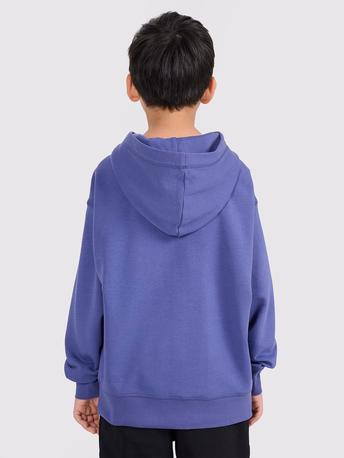 Bluza dresowa nierozpinana z kapturem chłopięca - czerwona