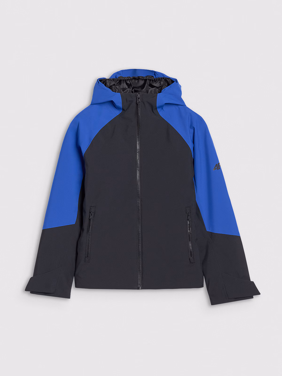 Kurtka trekkingowa membrana 5000 chłopięca - niebieska