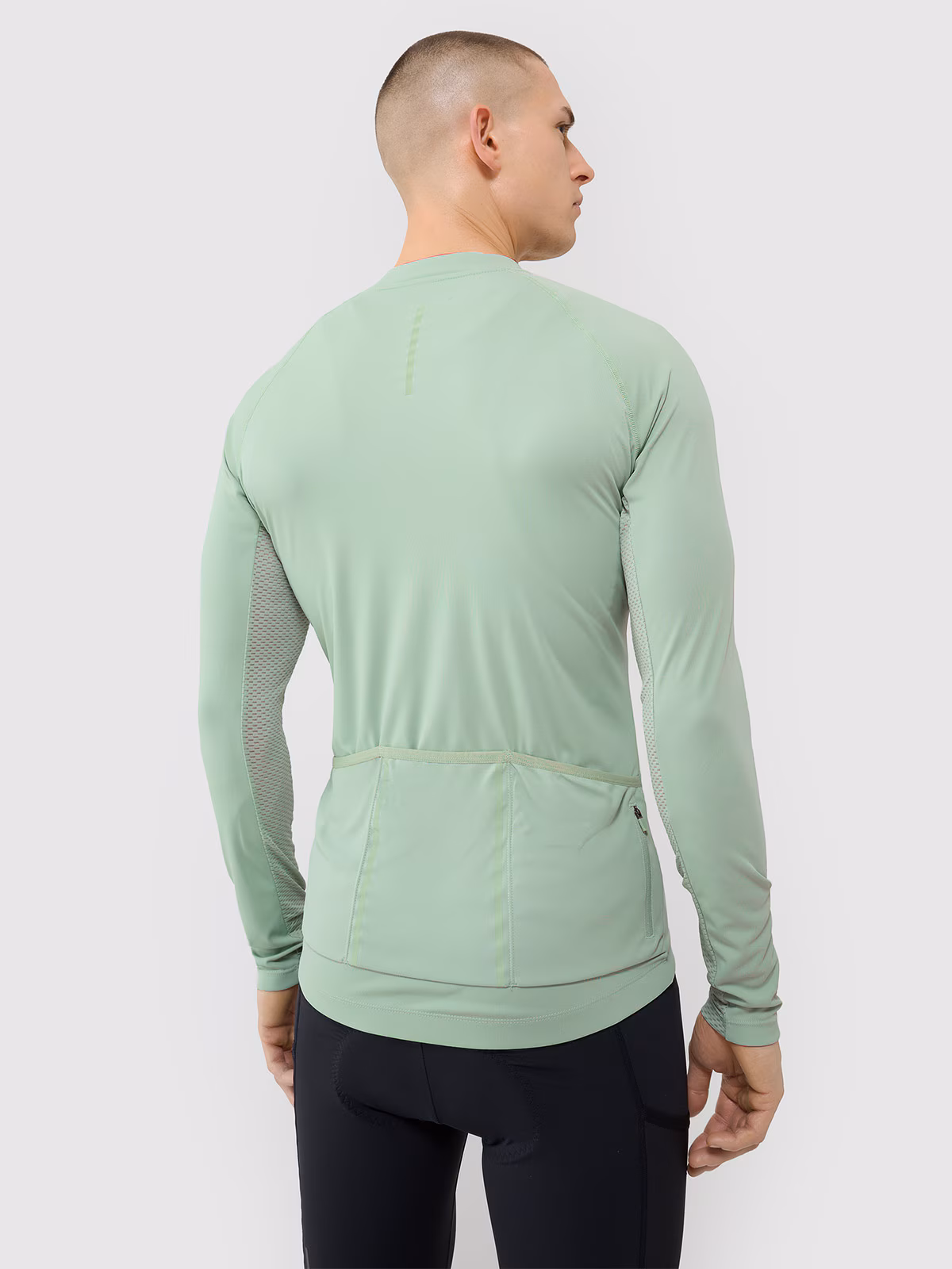 Longsleeve rowerowy szybkoschnący męski - turkusowy