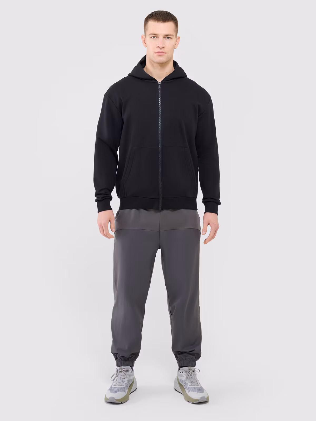 Bluza dresowa rozpinana z kapturem męska Outhorn - czarna