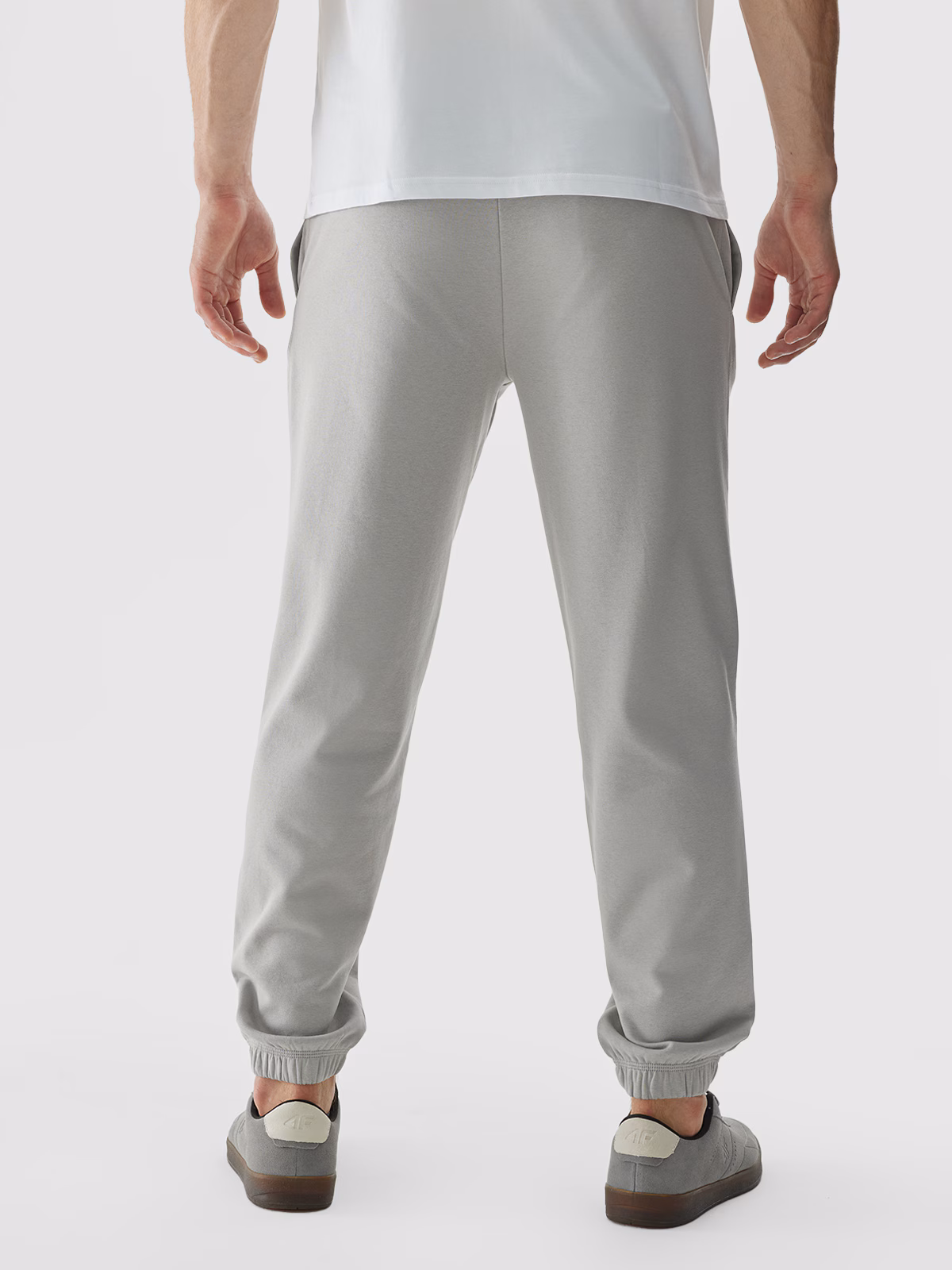 Spodnie dresowe joggery męskie - niebieskie