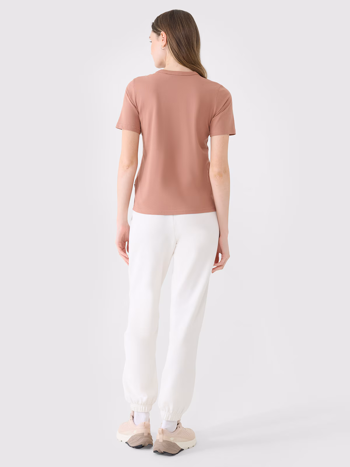 Spodnie dresowe joggery damskie - szare