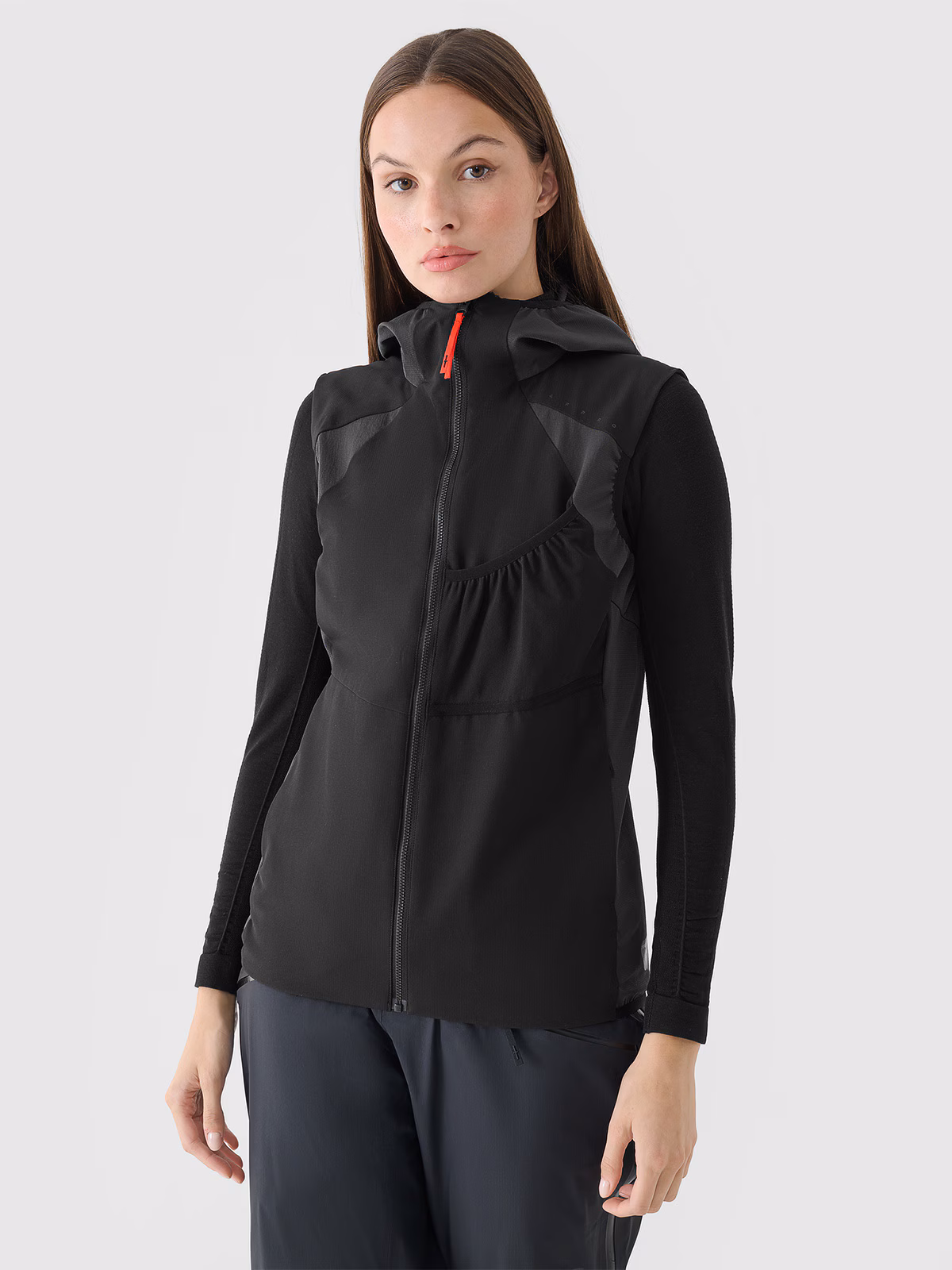 Bezrękawnik trekkingowy Primaloft Active damski - czarny