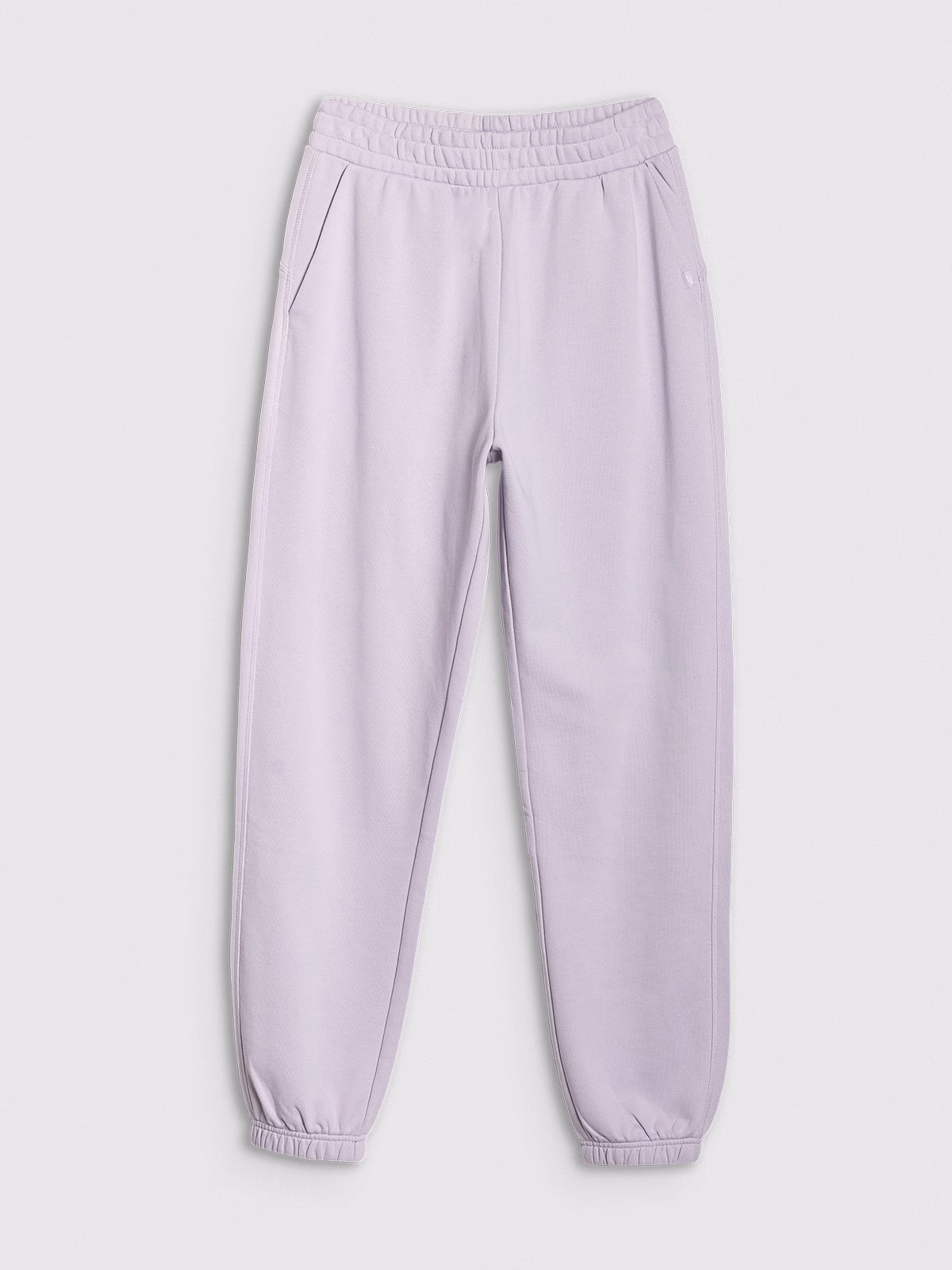 Spodnie dresowe joggery damskie - szare