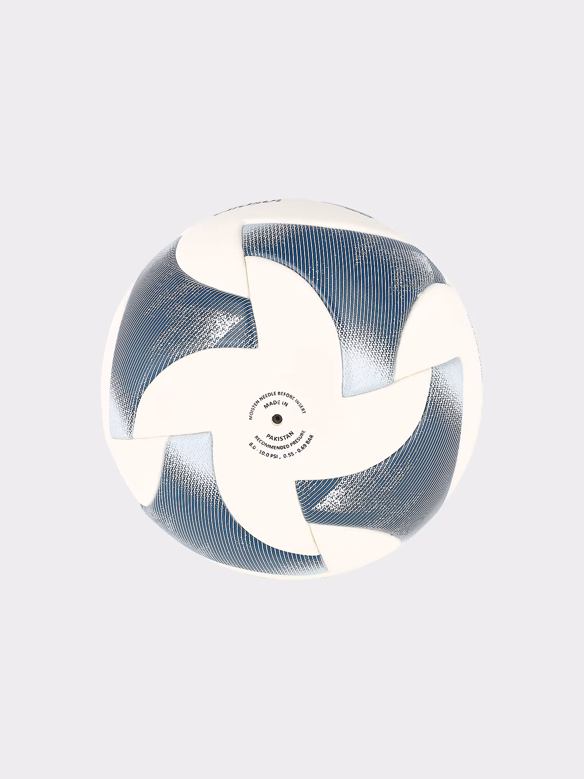 Piłka do piłki nożnej Inspira (rozmiar 5) łączona termicznie - niebieska