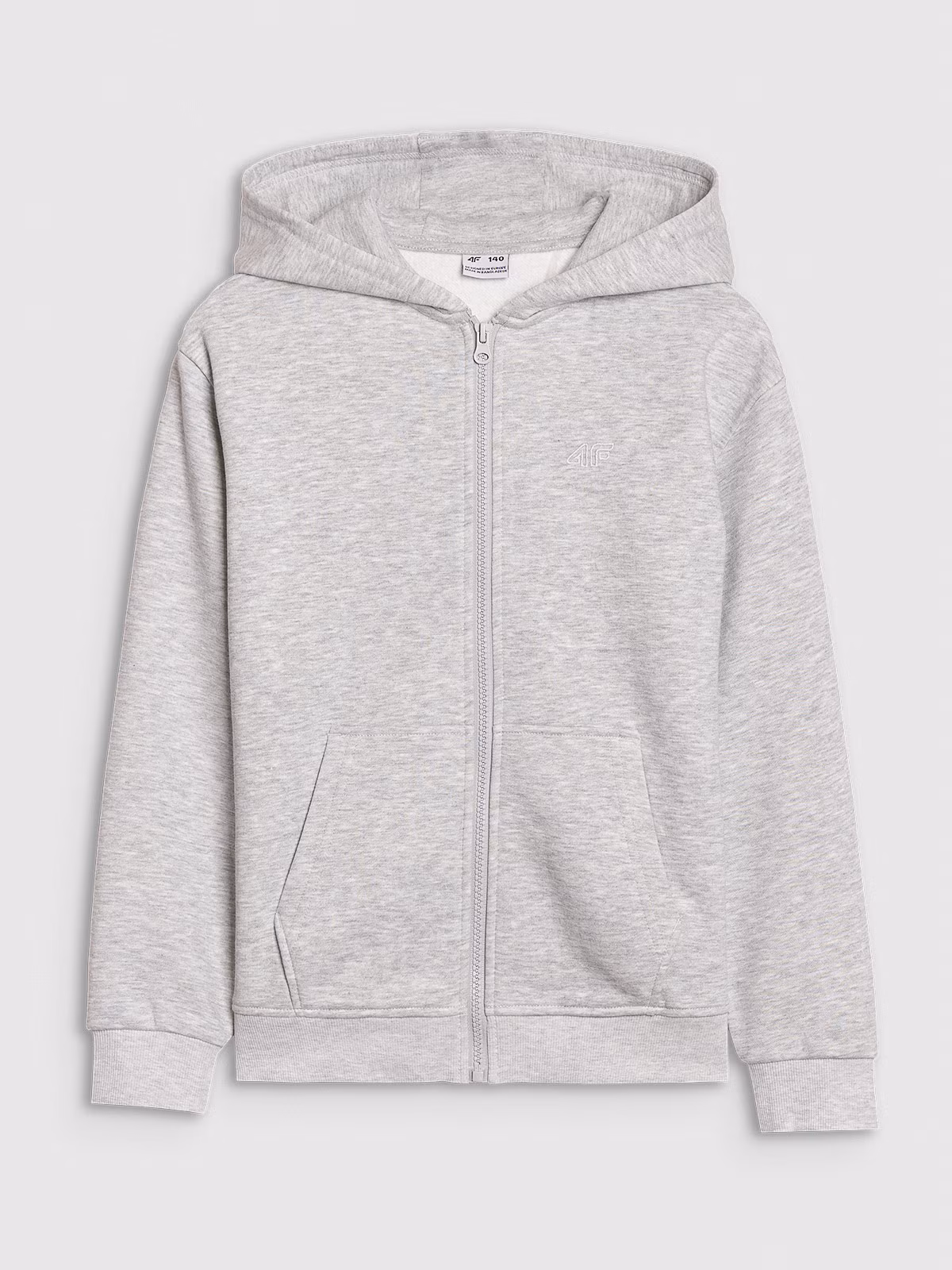 Bluza dresowa rozpinana z kapturem dziewczęca - granatowa