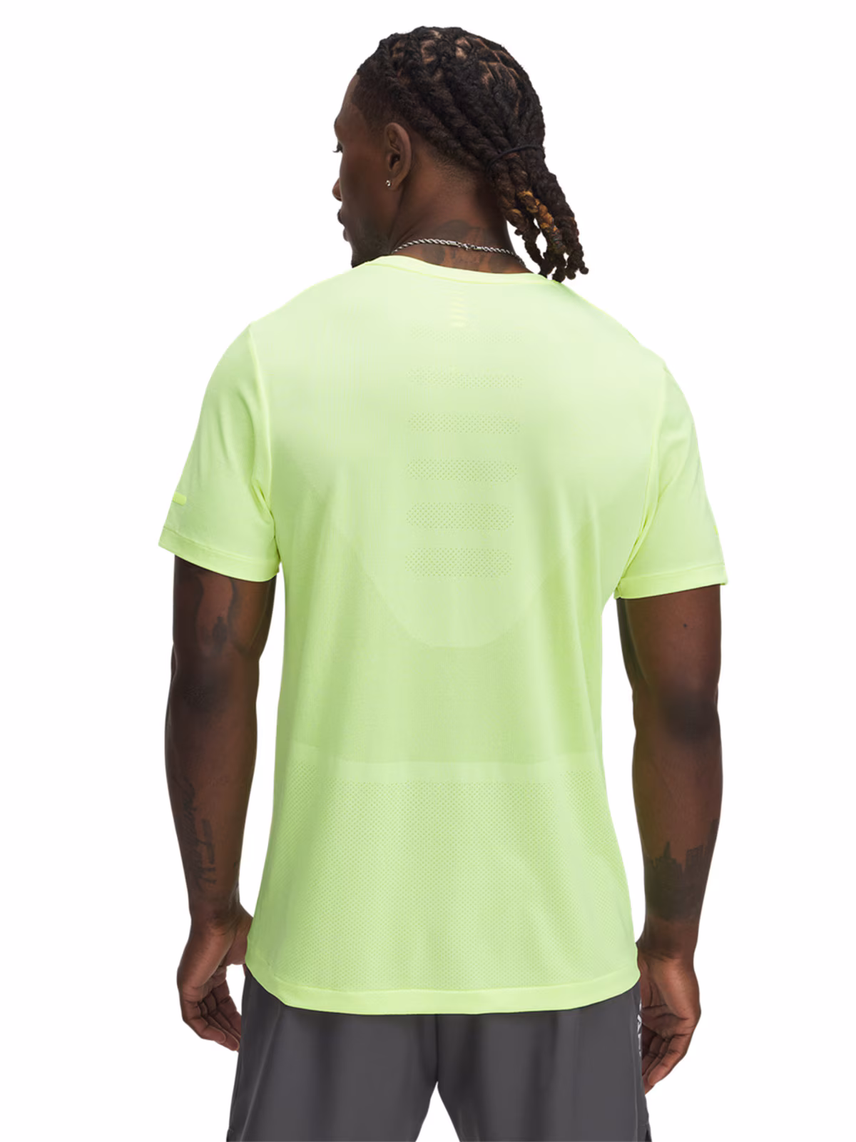 Koszulka do biegania męska Under Armour UA Seamless Stride SS - zielona