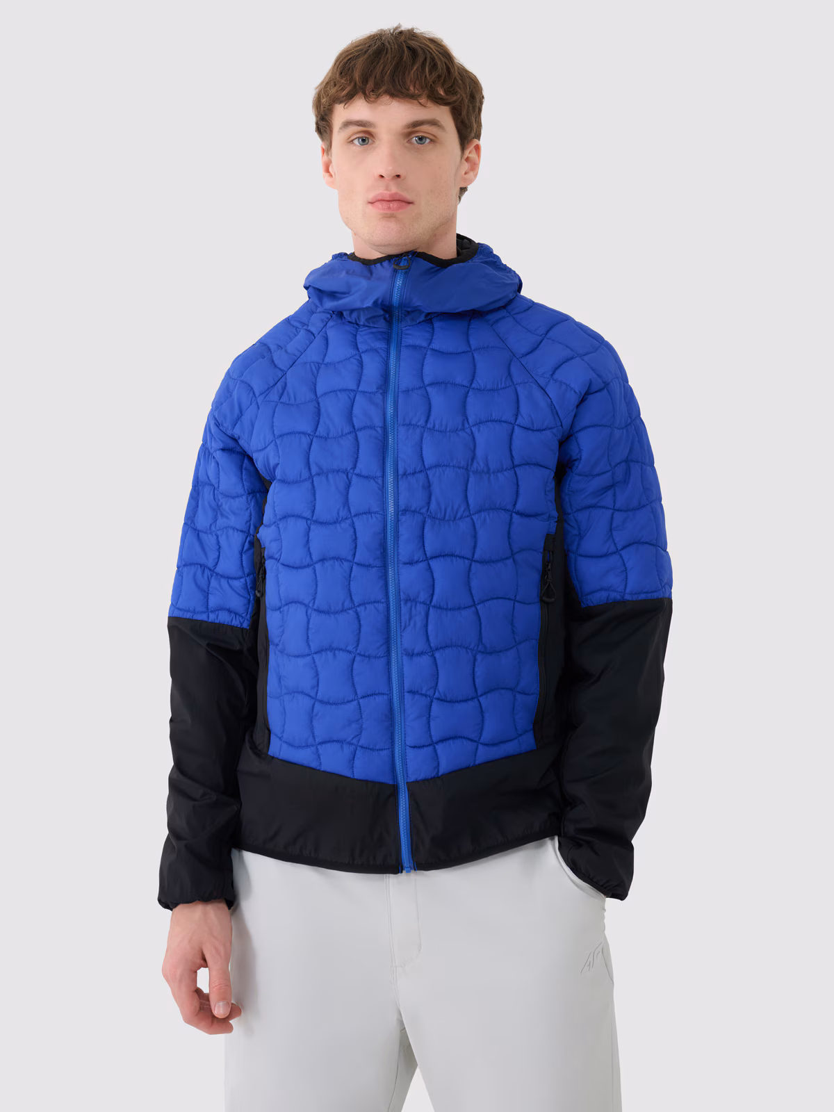 Kurtka puchowa trekkingowa z wypełnieniem Primaloft Black Insulation męska - niebieska