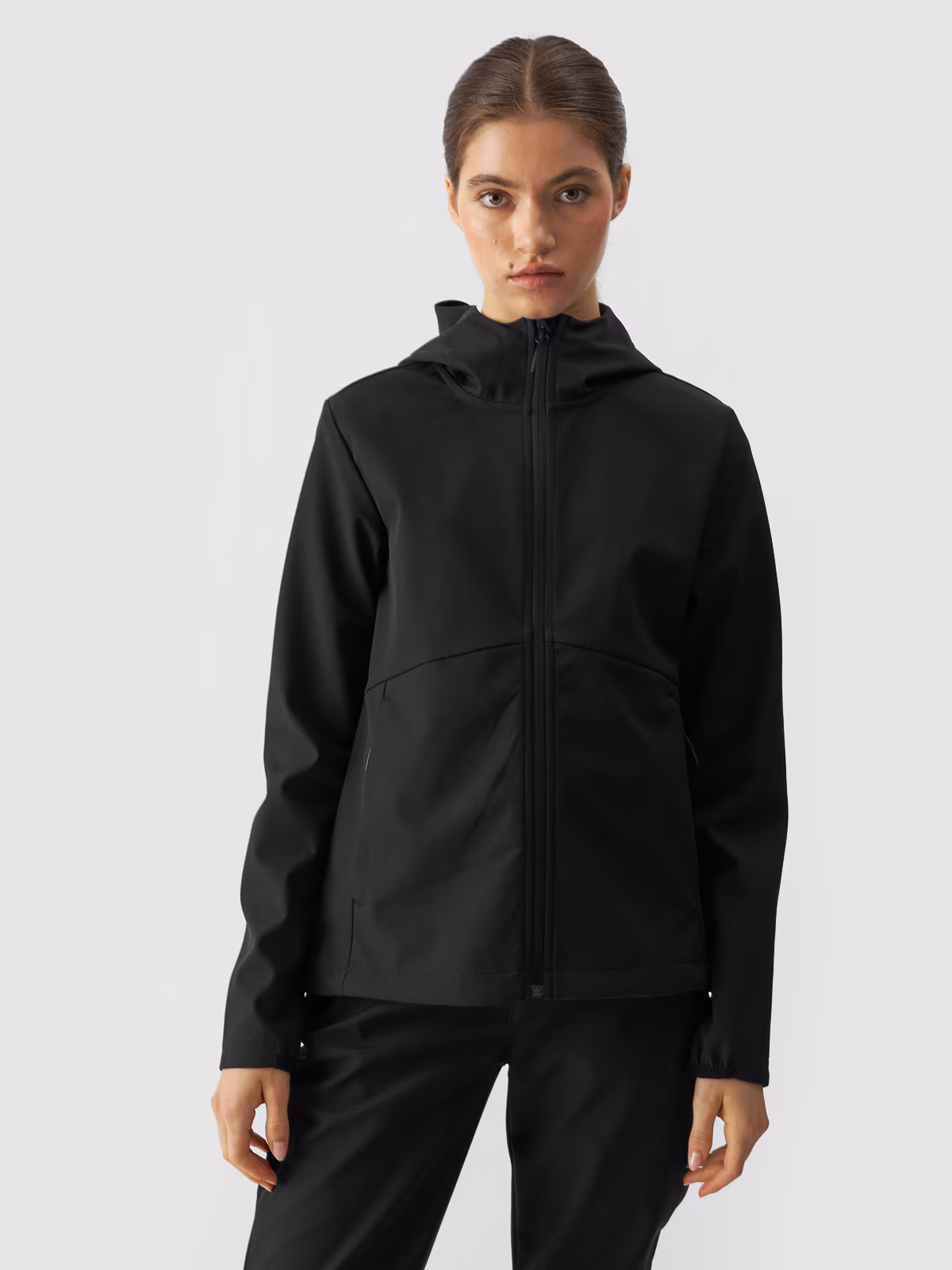 Kurtka softshell wiatroodporna membrana 5000 damska - różowa