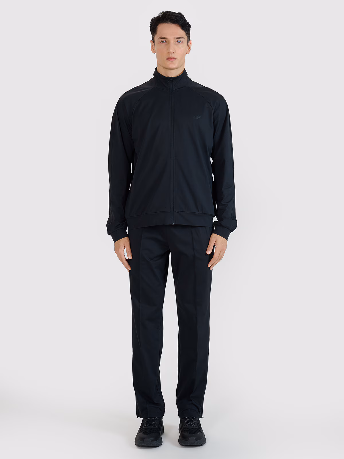 Spodnie treningowe szybkoschnące męskie - czarne