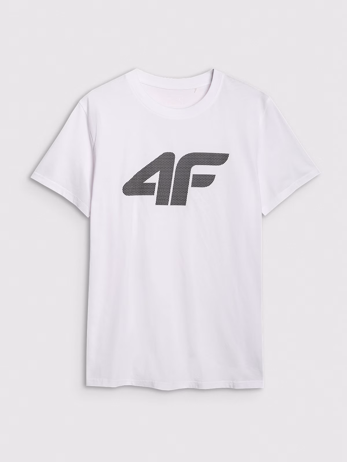 T-shirt regular z nadrukiem męski - czerwony