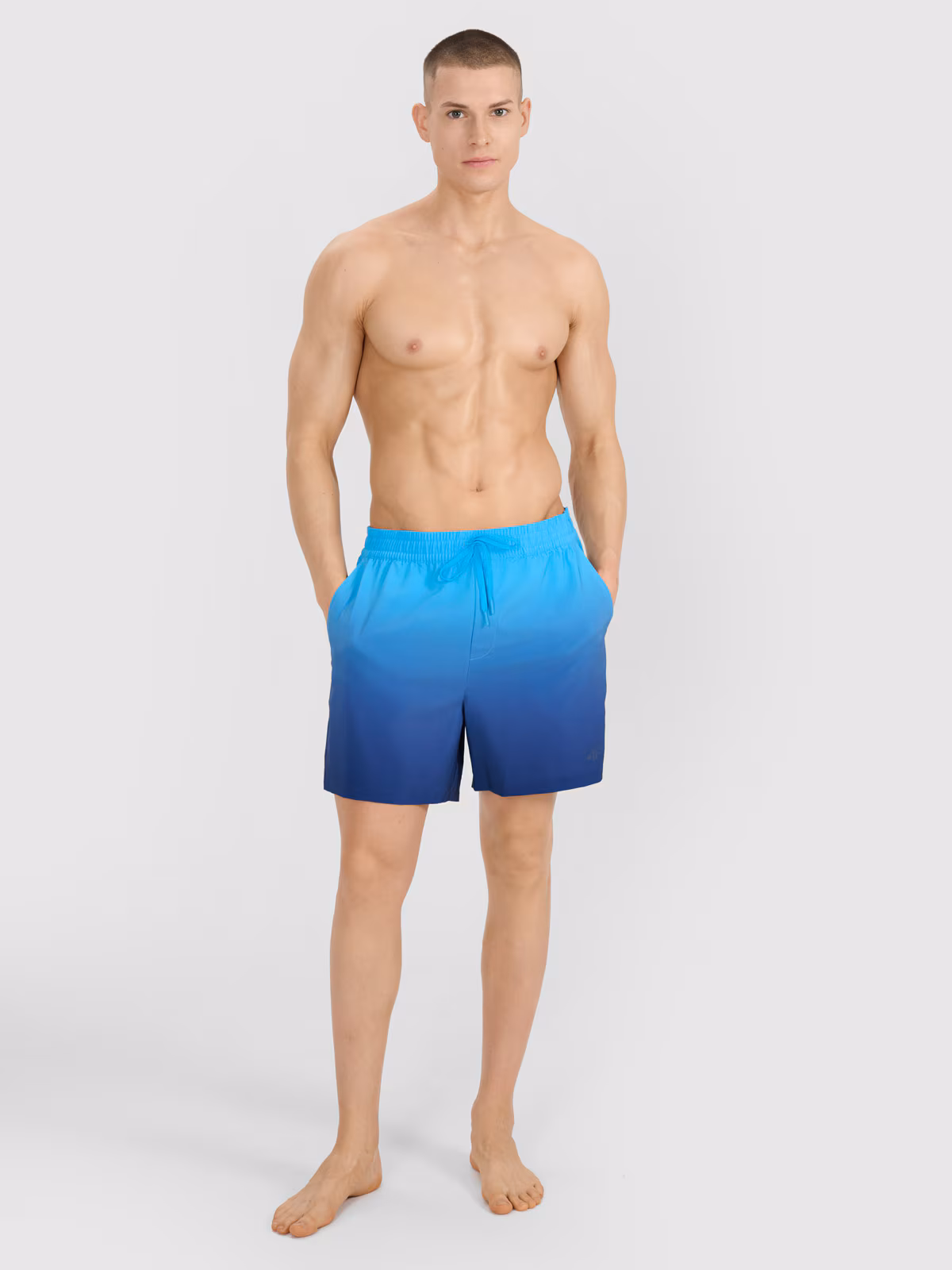 Spodenki plażowe męskie - turkusowe