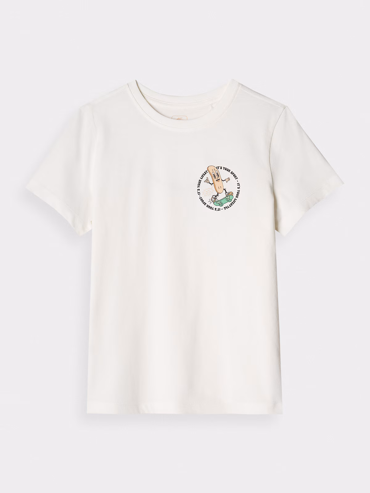 T-shirt regular z nadrukiem chłopięcy - czarny